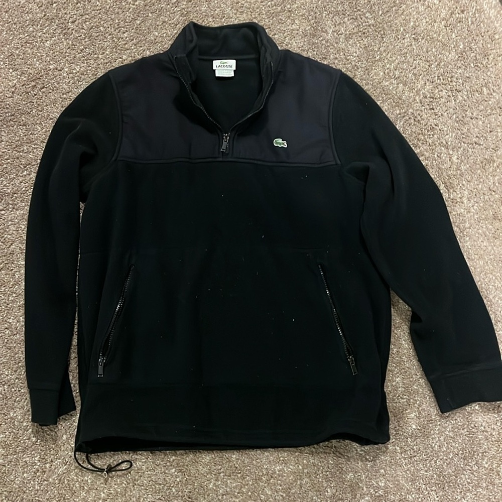 Lacoste 3/4 zip pull over